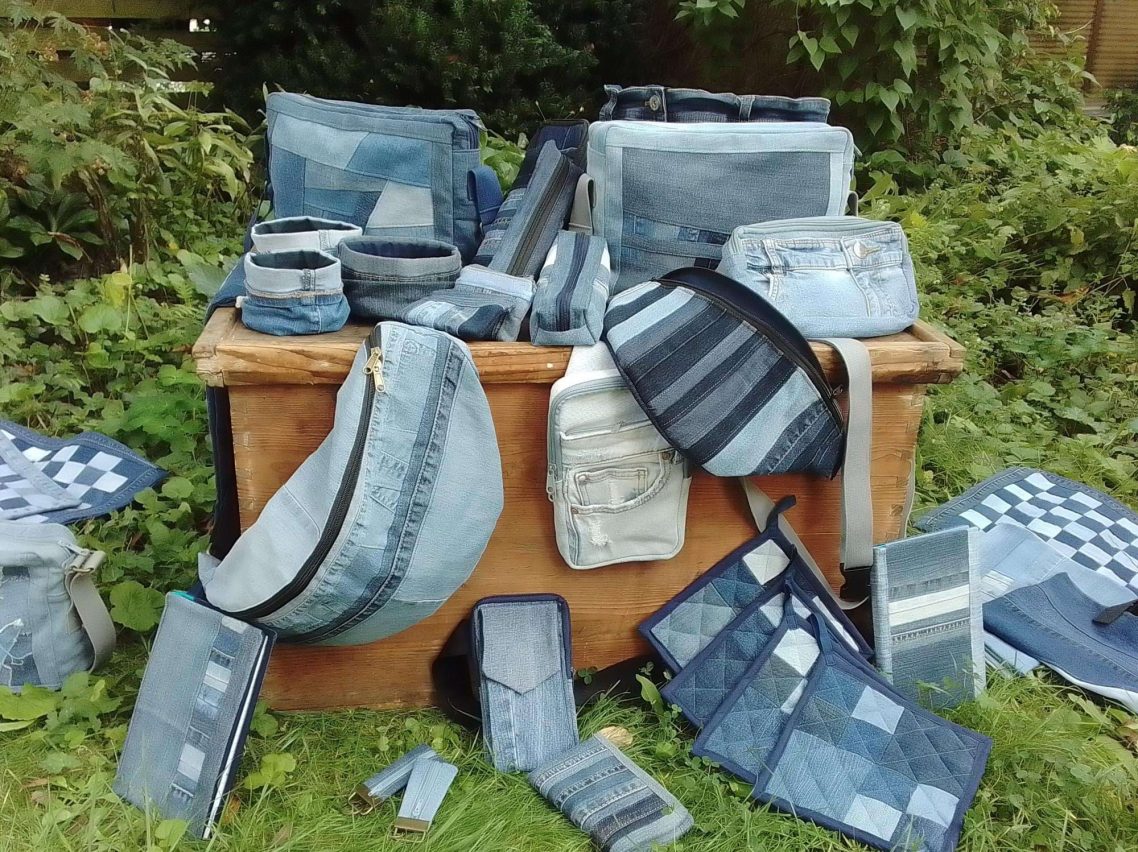 Jeans Upcycling Geschenke Jeans Upcycling Taschen